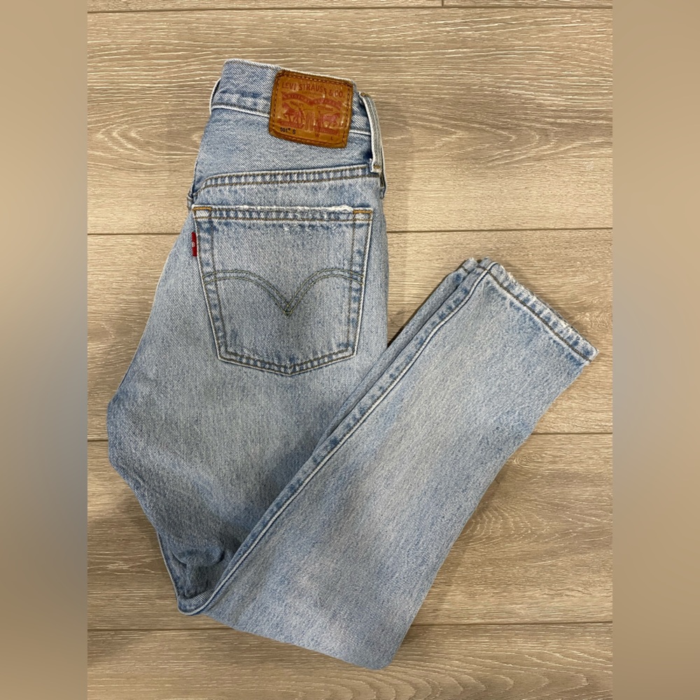 LEVIS 501 S women blue jeans